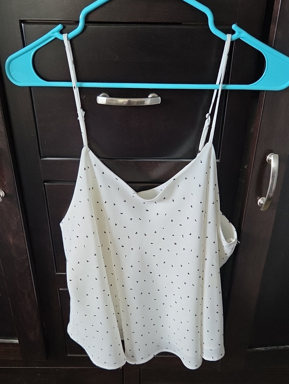 Abound Cream Camisole with Black Dot Print